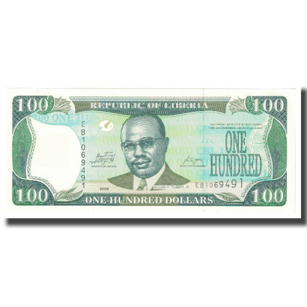 Banknot, Liberia, 100 Dollars, 2009, Undated, KM:30e, UNC(65-70)