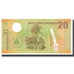 Banconote, Nicaragua, 20 Cordobas, 2007, 2007-09-12, KM:202, FDS