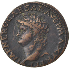 Nero, As, Roma, EF(40-45), Copper, Cohen #303, 10.70