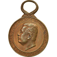 Monaco, Louis II, Honneur et Travail, Medal, 1923, Very Good Quality