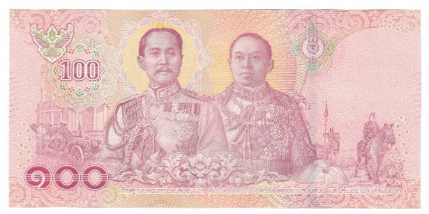 Billete, 100 Baht, Tailandia, UNC