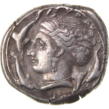 Sicily, Syracuse (450-410 BC) , Tetradrachm, Syracuse, EF(40-45), Silver, Pozzi.