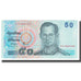 Billet, Thaïlande, 50 Baht, KM:112, NEUF
