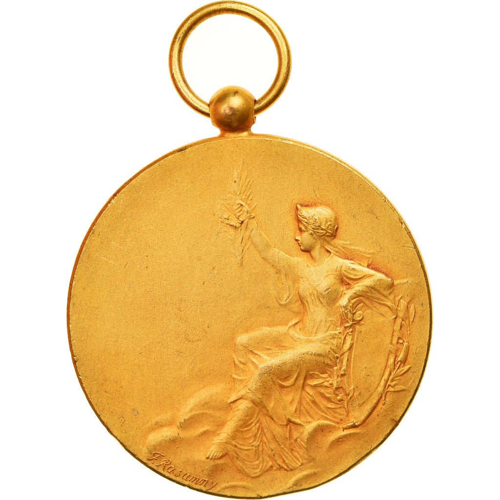 Monaco, Medal, Concours International d'Estudiantinas, 1906, Rasumny, AU(55-58)