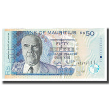 Billete, 50 Rupees, 2001, Mauricio, KM:50b, UNC