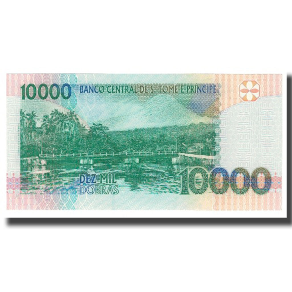 Nota, São Tomé e Príncipe, 10,000 Dobras, 1996, 1996-10-22, KM:66a
