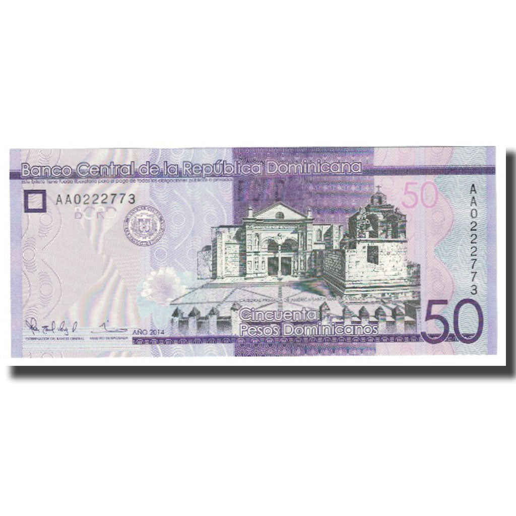 Banknote, Dominican Republic, 50 Pesos Dominicanos, 2014, UNC(65-70)
