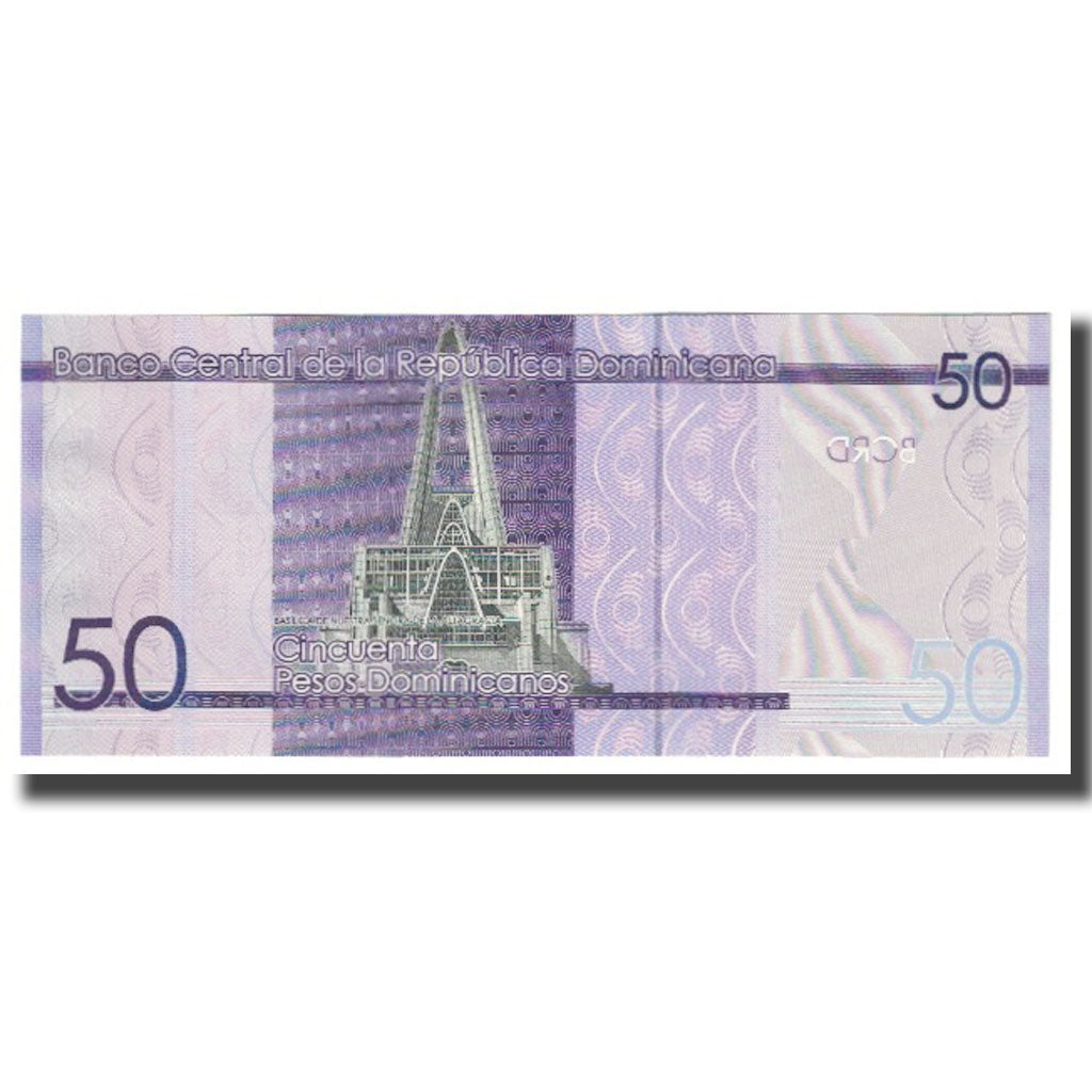 Billete, 50 Pesos Dominicanos, 2014, República Dominicana, UNC