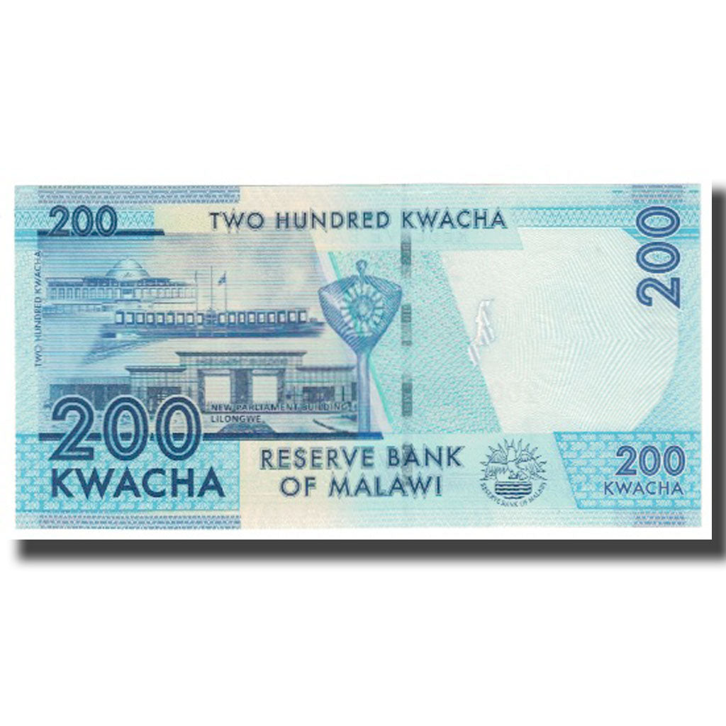 Banknot, Malawi, 200 Kwacha, 2012, 2012-01-01, KM:60, UNC(65-70)
