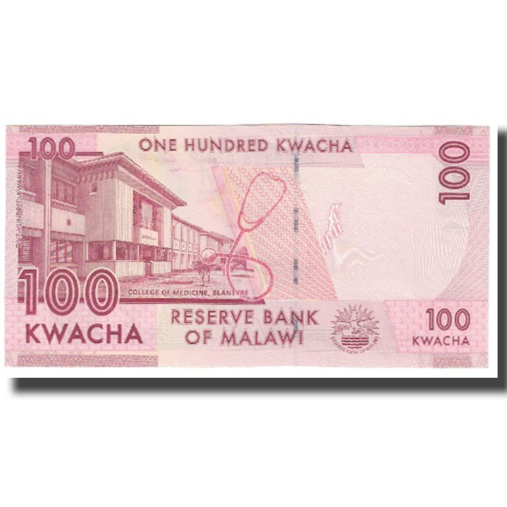 Banconote, Malawi, 100 Kwacha, 2012, 2012-01-01, KM:59, FDS