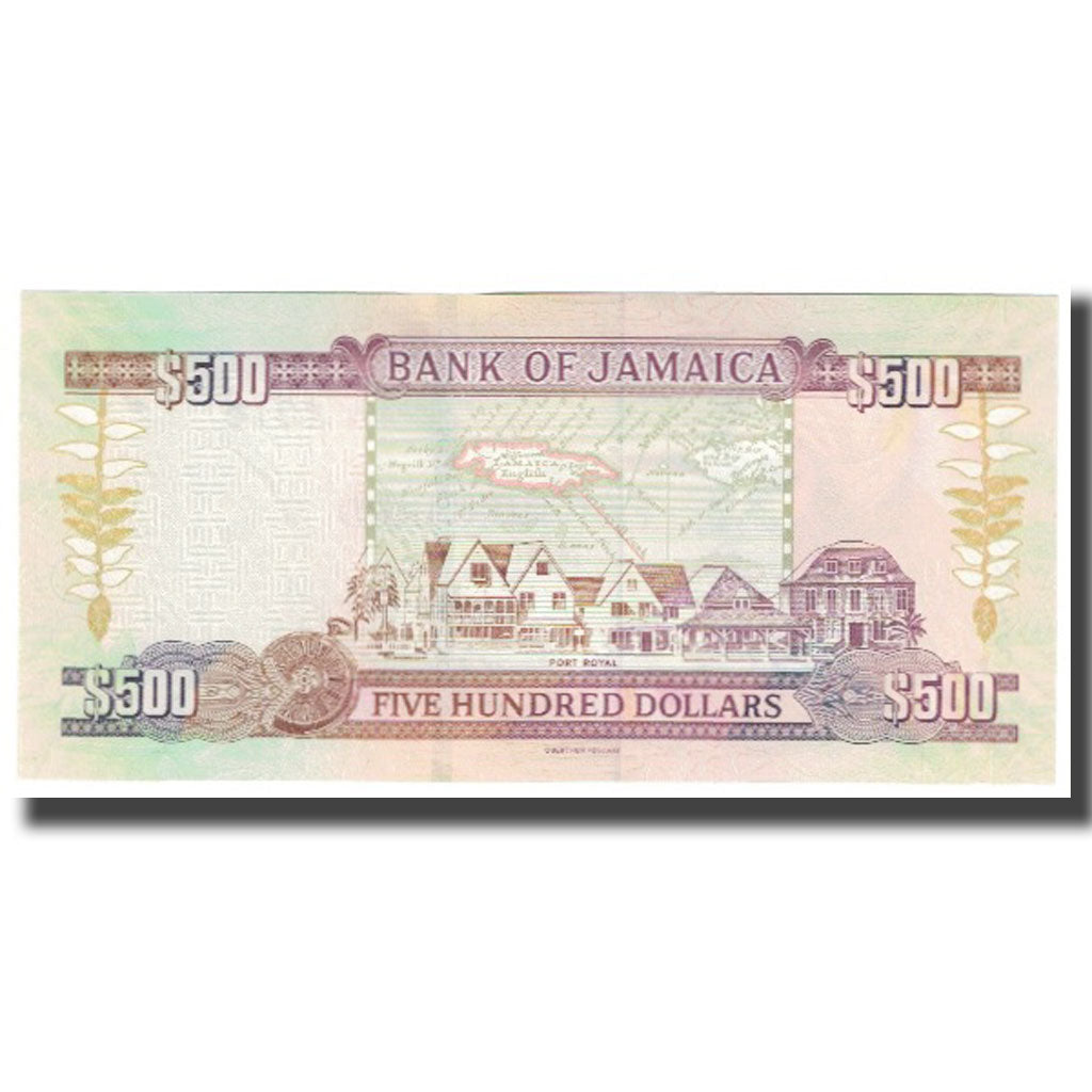 Nota, Jamaica, 500 Dollars, 2017, 2017-06-01, KM:91, UNC(65-70)