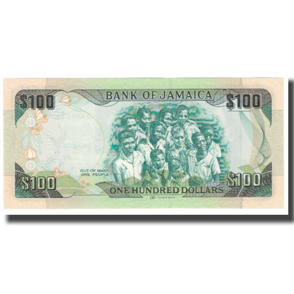 Nota, Jamaica, 100 Dollars, 2012, 2012-08-06, KM:90, UNC(65-70)