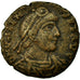 Coin, Valens, Nummus, Roma, AU(50-53), Copper, Cohen:47