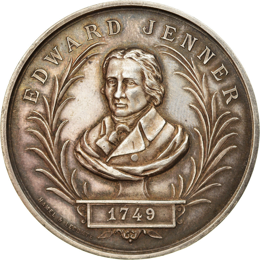 France, Medal, Edward Jenner, Comité Central De Vaccine du Nord, Medicine