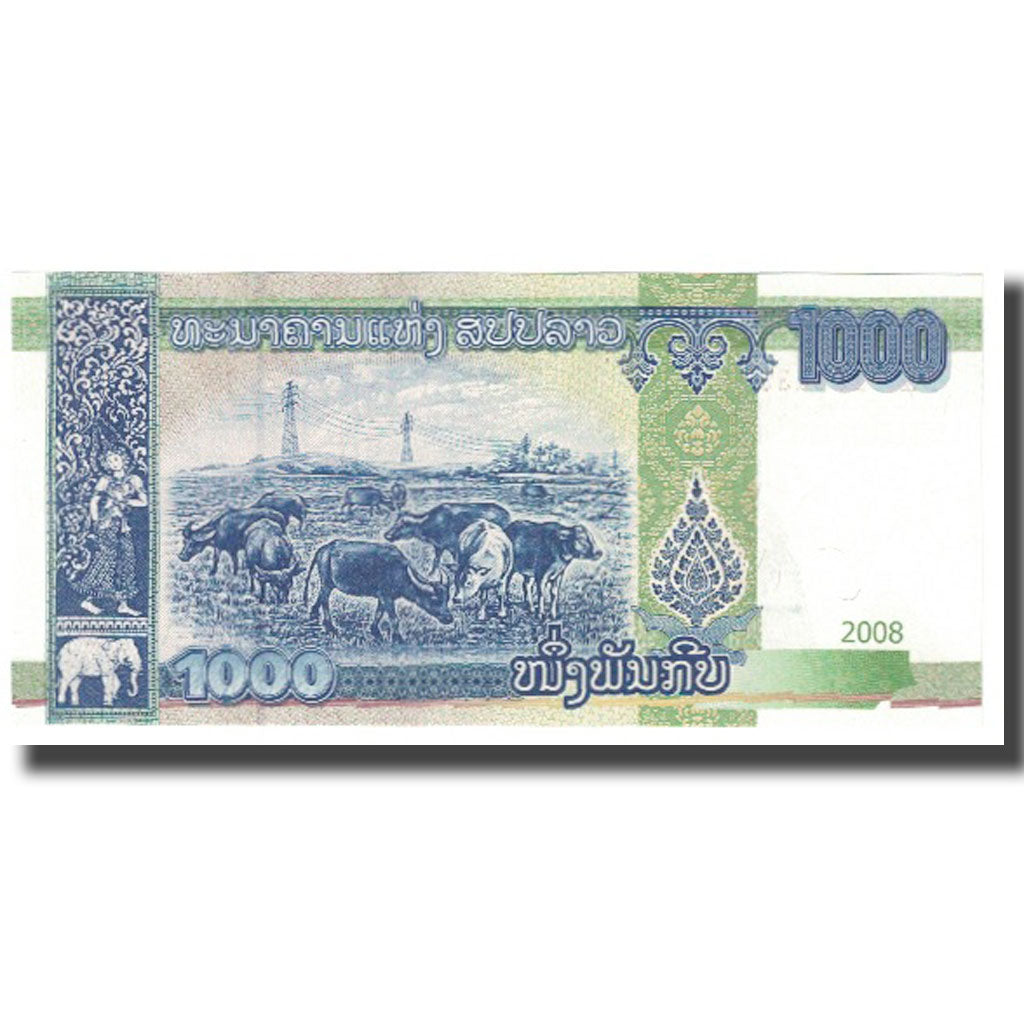Banknote, Lao, 1000 Kip, 2008, KM:39a, UNC(65-70)