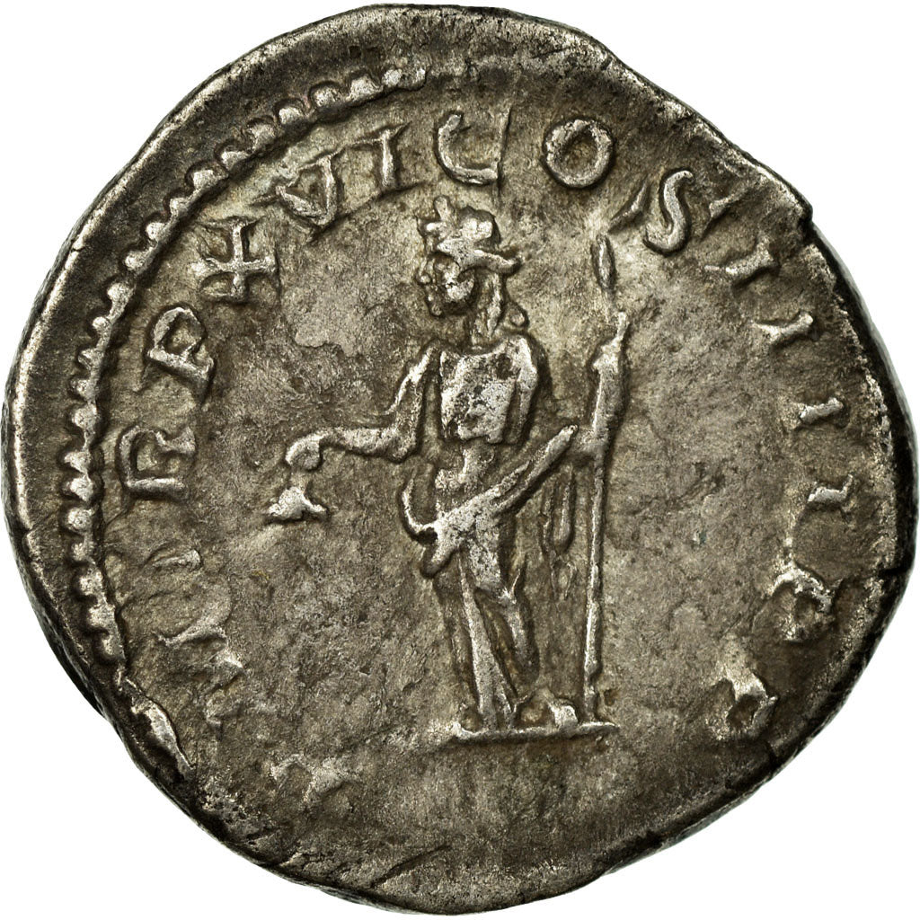Moneta, Caracalla, Denarius, 211-217, Roma, BB+, Argento, Cohen:224