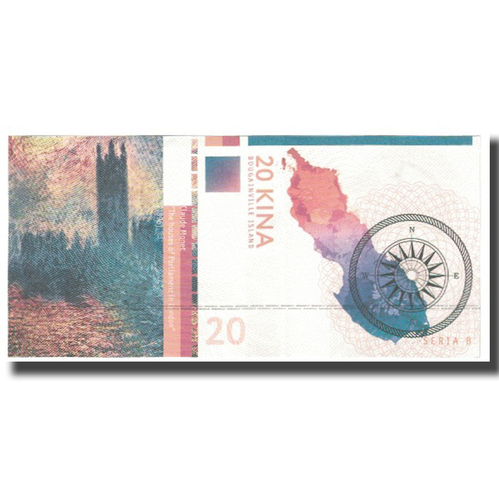 Banknot, Papua Nowa Gwinea, 20 Kina, 2016, UNC(65-70)