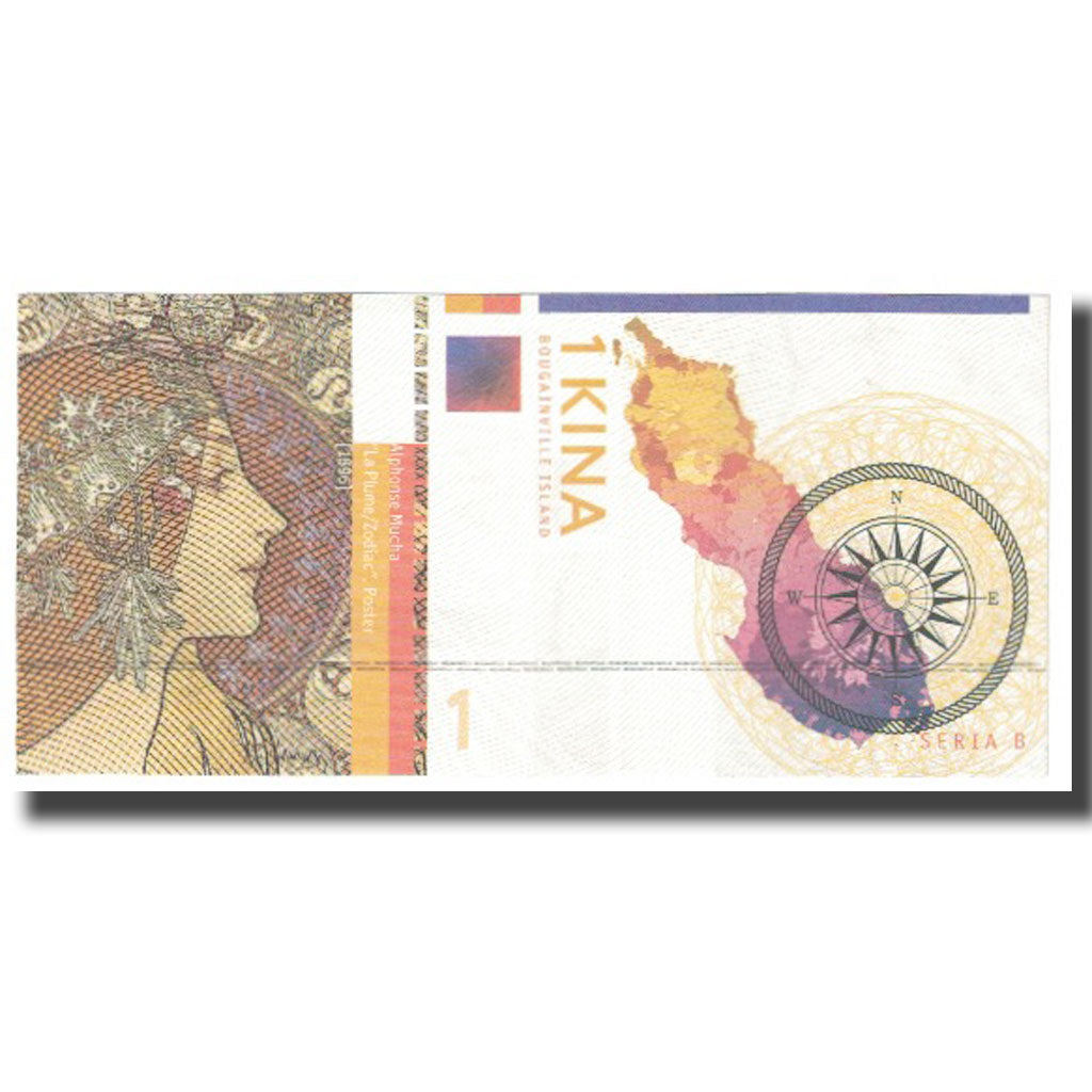 Banknot, Papua Nowa Gwinea, 1 Kina, 2016, UNC(65-70)