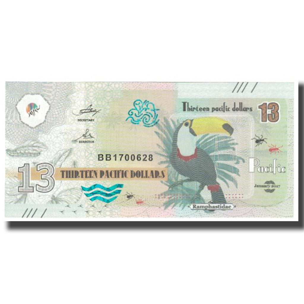 Biljet, Fiji, Dollar, 2017, 2017-01, NIEUW