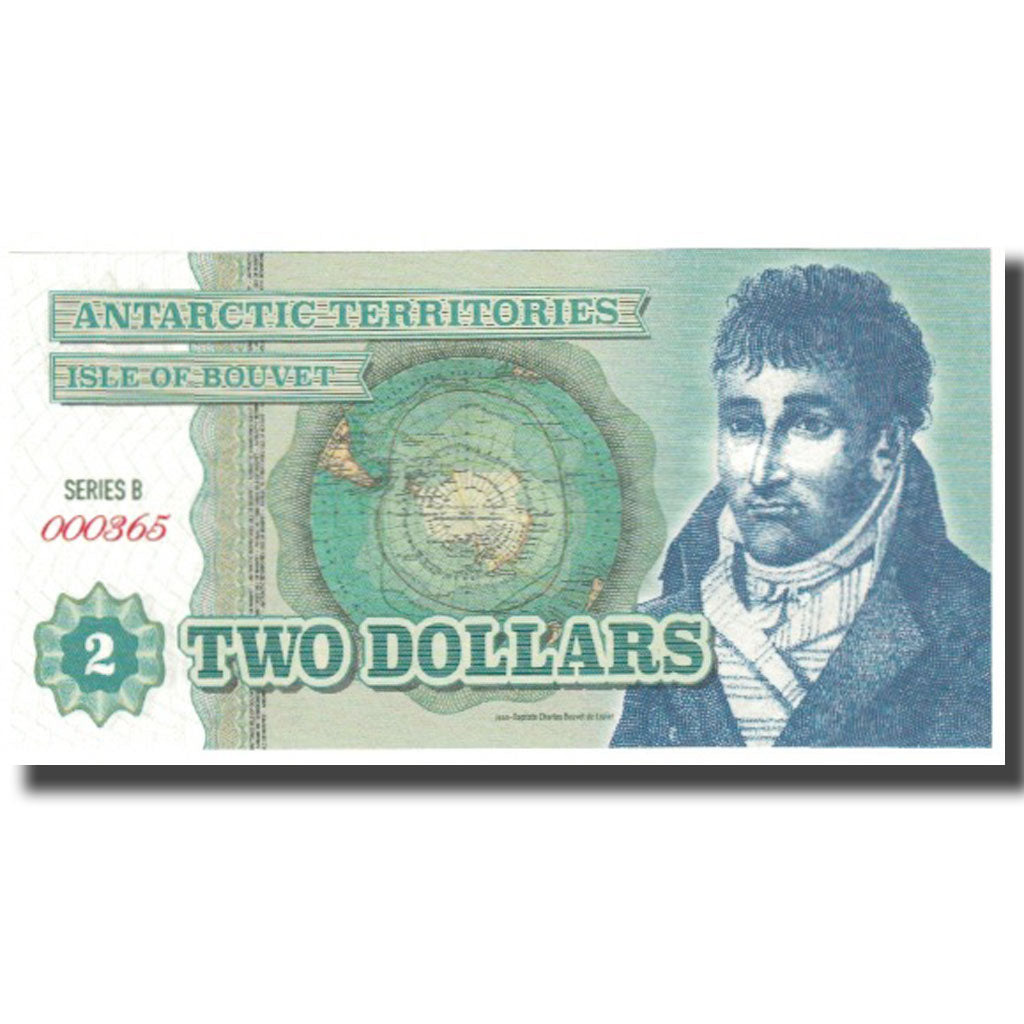 Biljet, Noorwegen, 2 Dollars, NIEUW