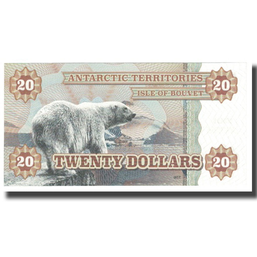 Billete, 20 Dollars, Noruega, UNC