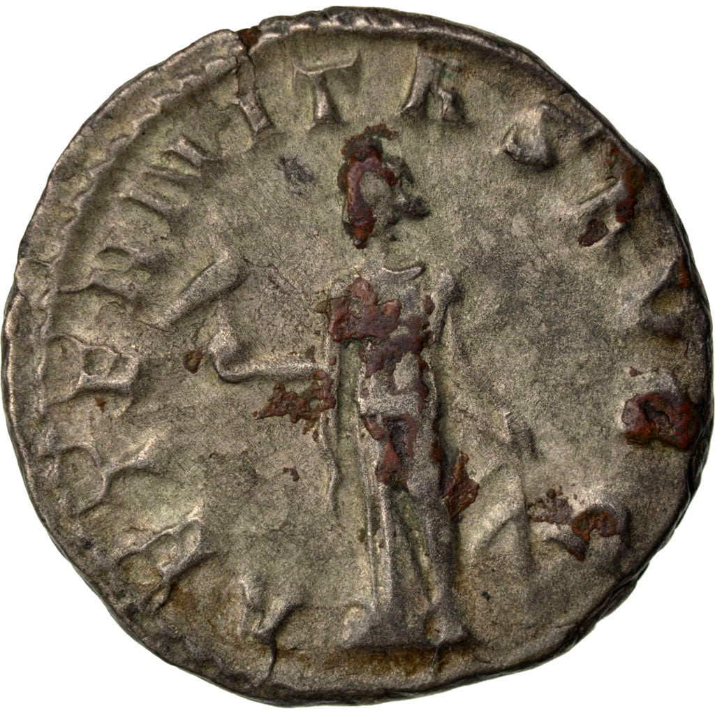 Coin, Trebonianus Gallus, Antoninianus, Roma, AU(50-53), Billon, Cohen:13