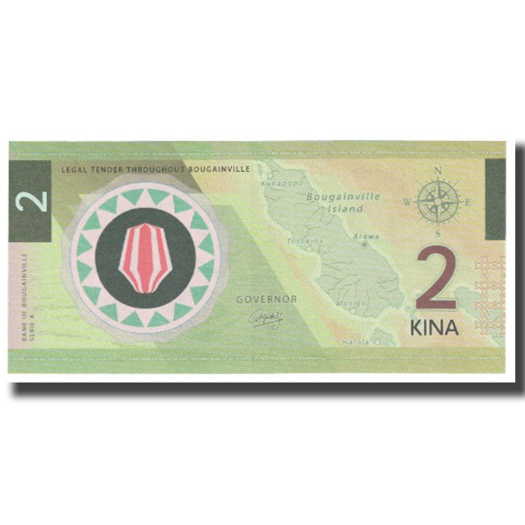 Banknot, Papua Nowa Gwinea, 2 Kina, 2016, UNC(65-70)