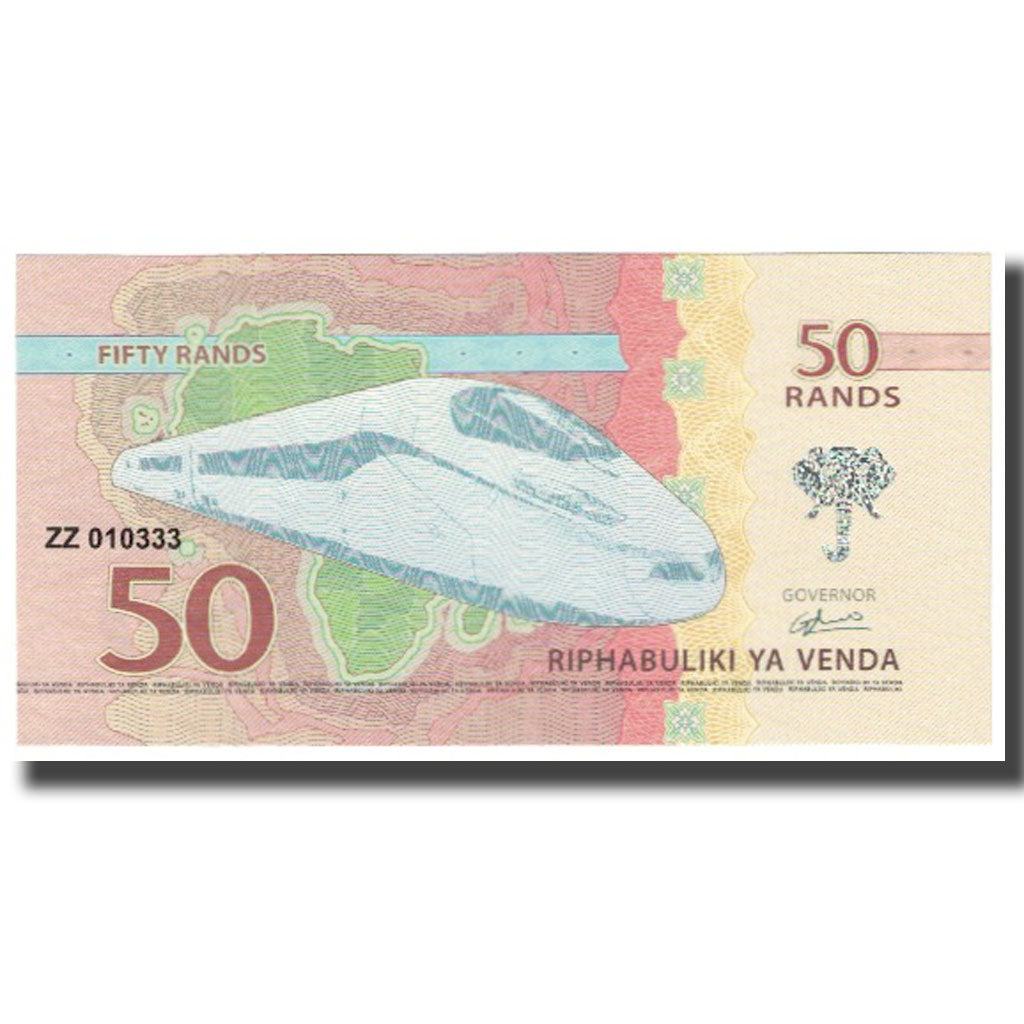 Billete, 50 Rand, Sudáfrica, UNC
