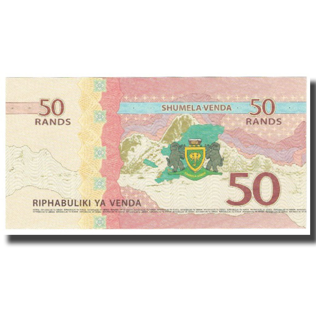 Billete, 50 Rand, Sudáfrica, UNC
