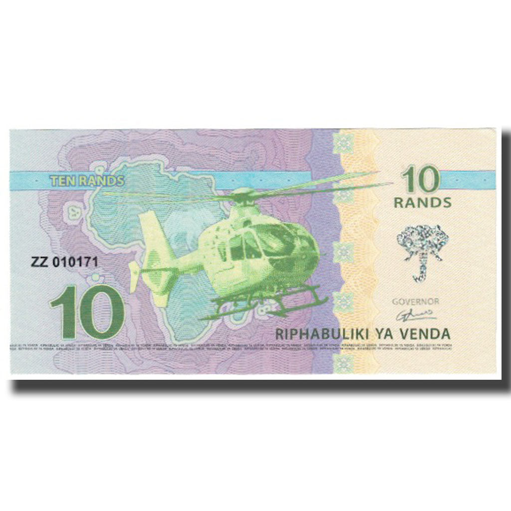 Billet, Afrique du Sud, 10 Rand, NEUF