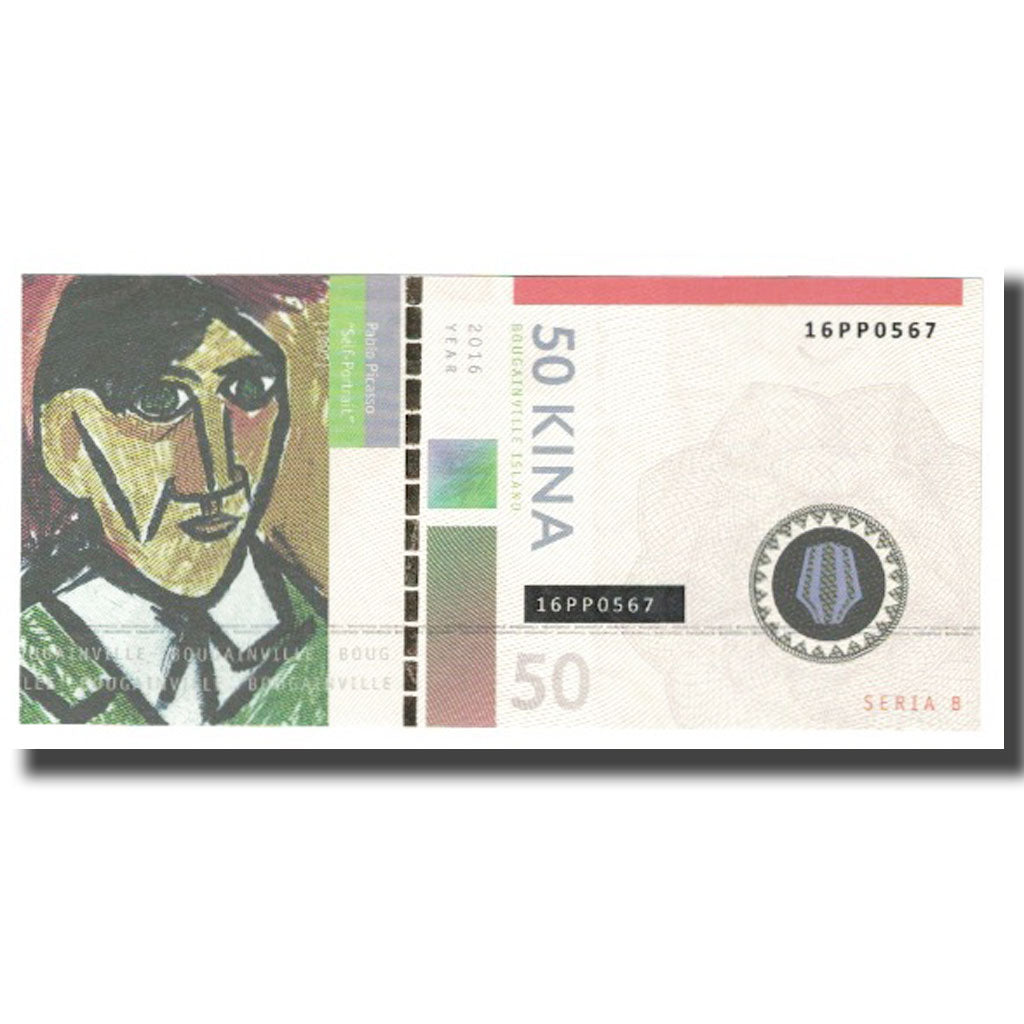 Banknot, Papua Nowa Gwinea, 50 Kina, 2016, UNC(65-70)