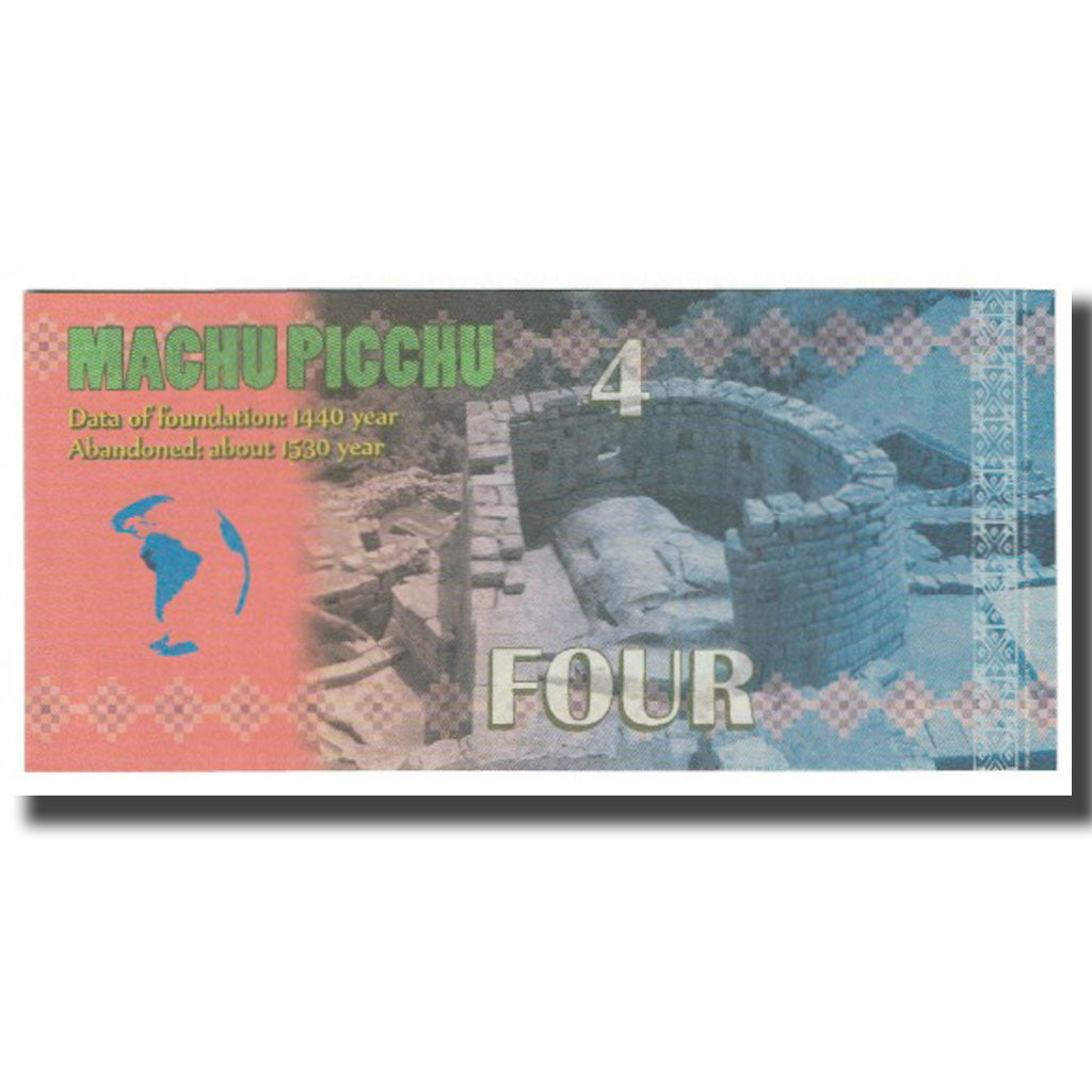 Nota, Peru, 4 Sols, UNC(65-70)