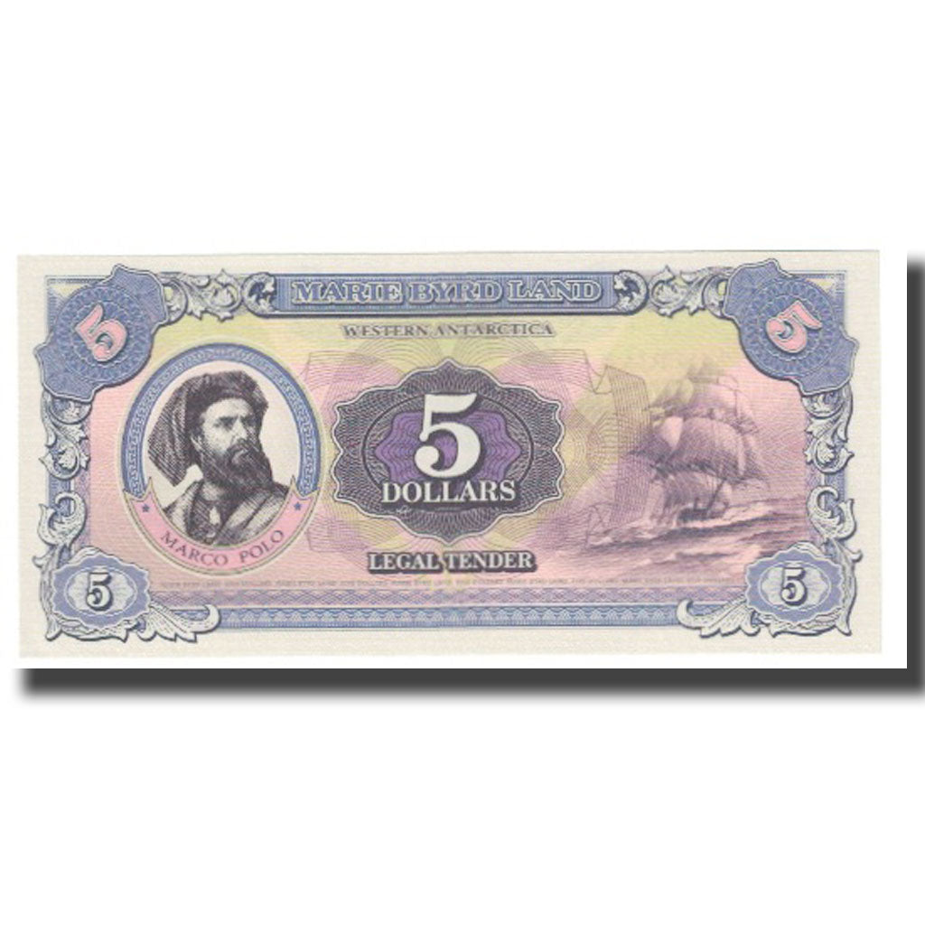 Biljet, Artisch, 5 Dollars, 2014, NIEUW