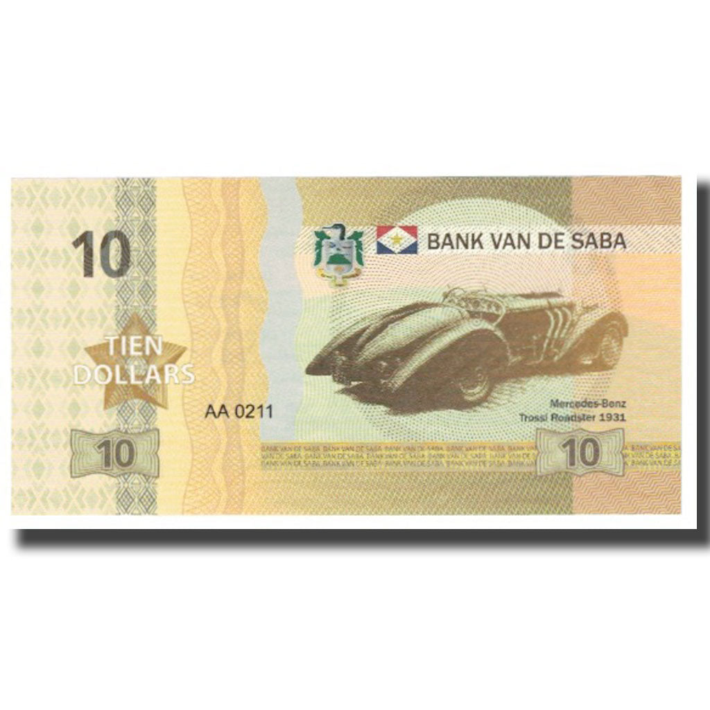 Billet, Pays-Bas, 10 Dollars, NEUF