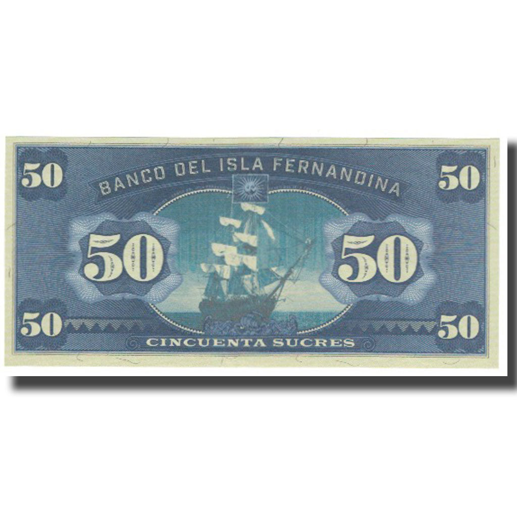 Banknot, Ekwador, 50 Sucres, UNC(65-70)