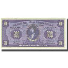 Nota, Equador, 500 Sucres, UNC(65-70)