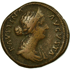Coin, Faustina II, Sestertius, Roma, EF(40-45), Copper, Cohen:222