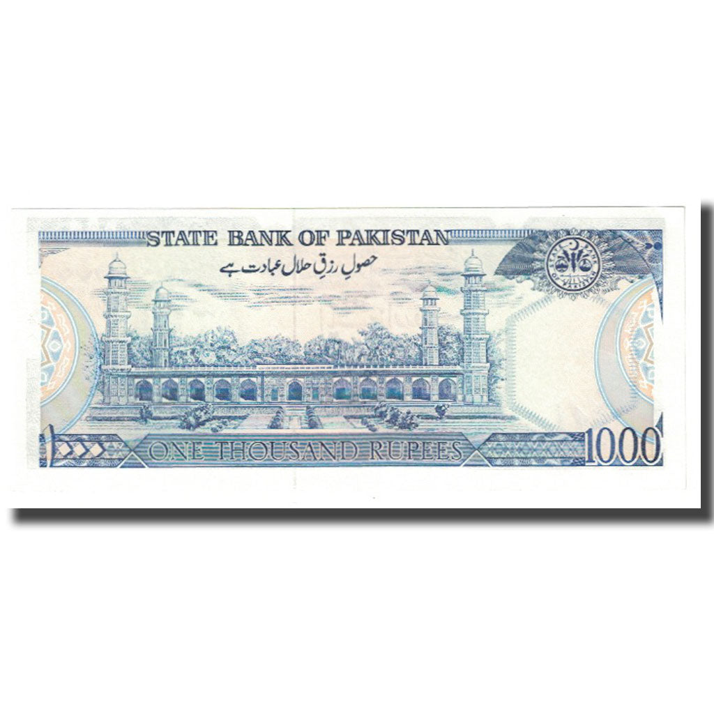 Nota, Paquistão, 1000 Rupees, KM:43, UNC(65-70)