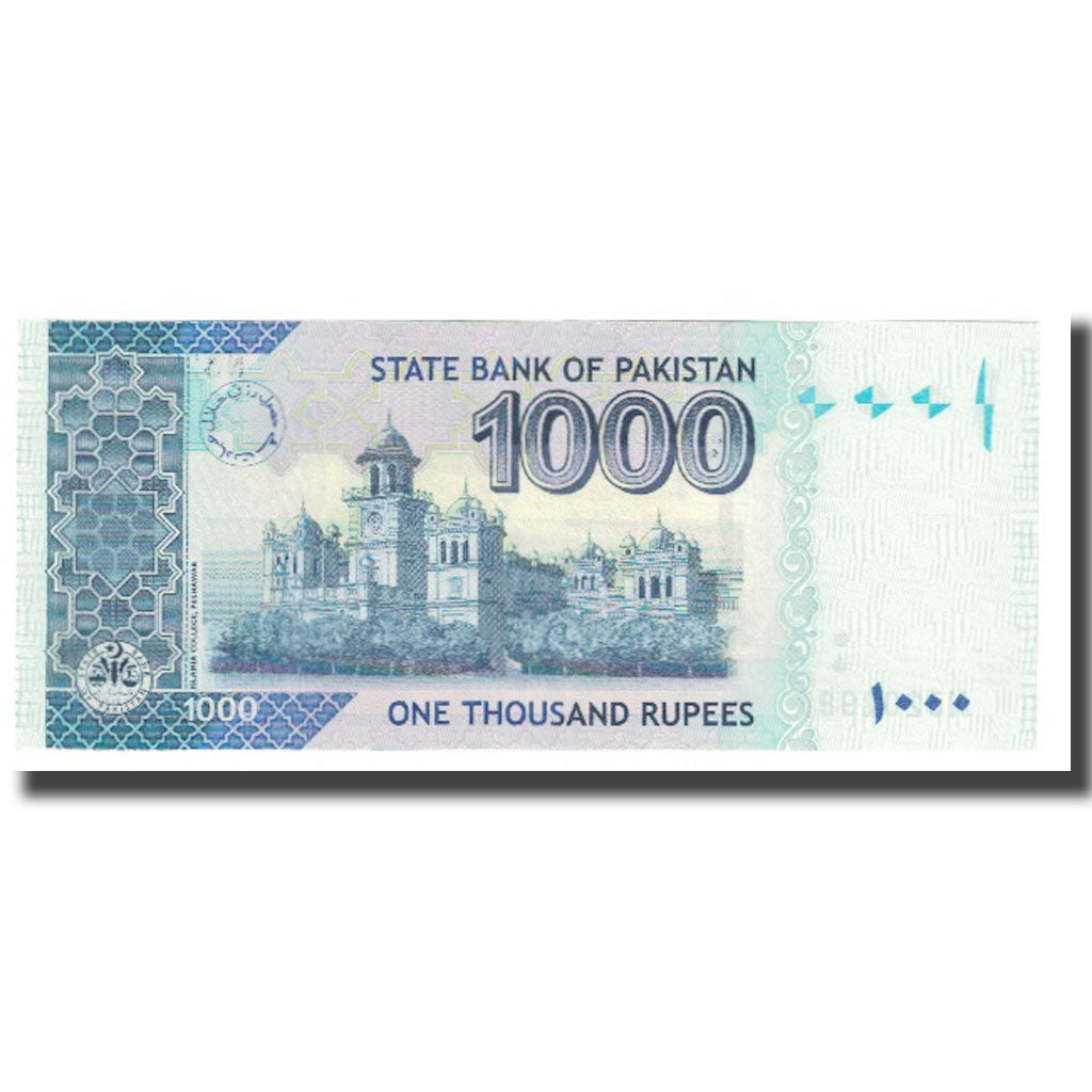 Nota, Paquistão, 1000 Rupees, KM:50b, UNC(65-70)