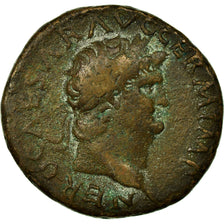 Coin, Nero, As, Roma, VF(30-35), Copper, Cohen:171