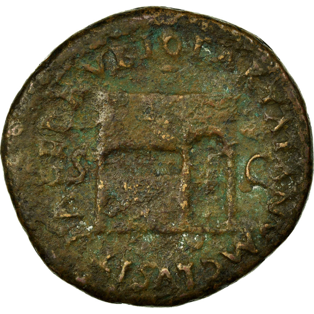 Coin, Nero, As, Roma, VF(30-35), Copper, Cohen:171