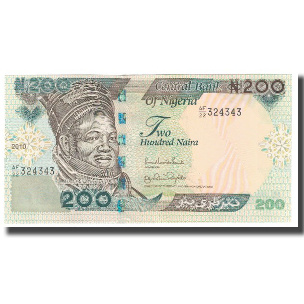 Banknote, Nigeria, 200 Naira, 2010, KM:29i, UNC(65-70)