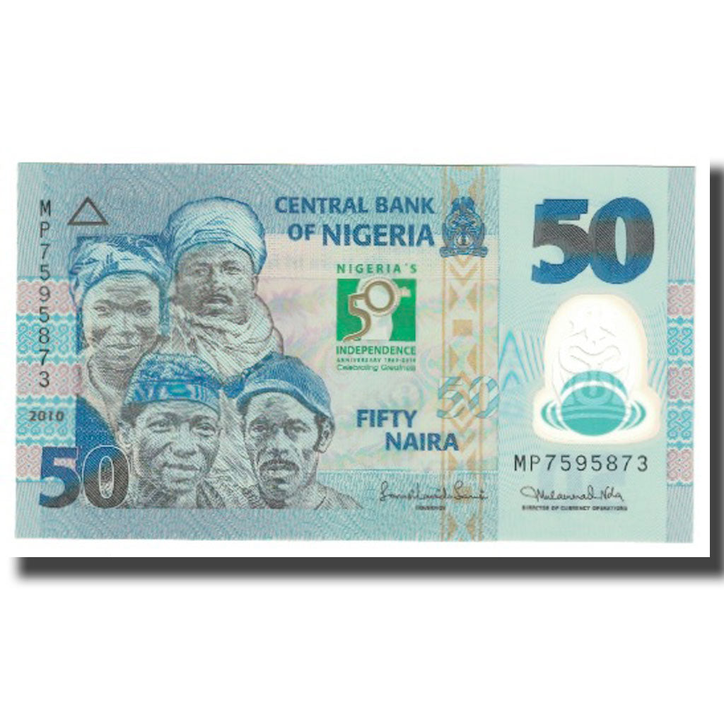 Banknote, Nigeria, 50 Naira, 2010, KM:37, UNC(65-70)