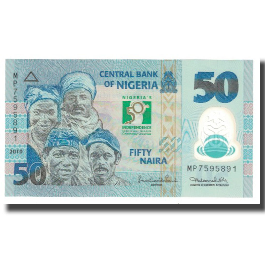 Banknote, Nigeria, 50 Naira, 2010, KM:37, UNC(65-70)
