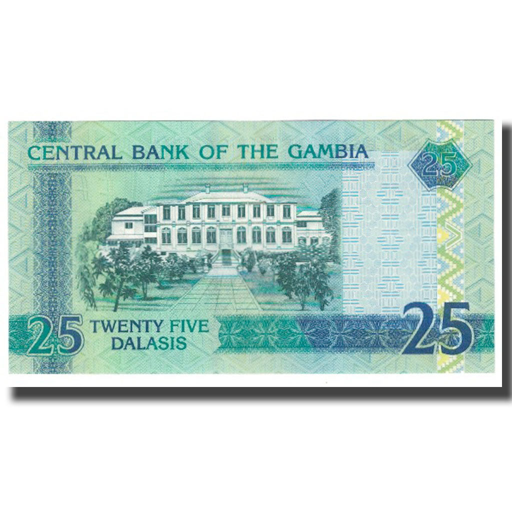 Billete, 25 Dalasis, Gambia, UNC