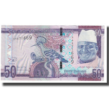 Biljet, Gambia, 50 Dalasis, NIEUW
