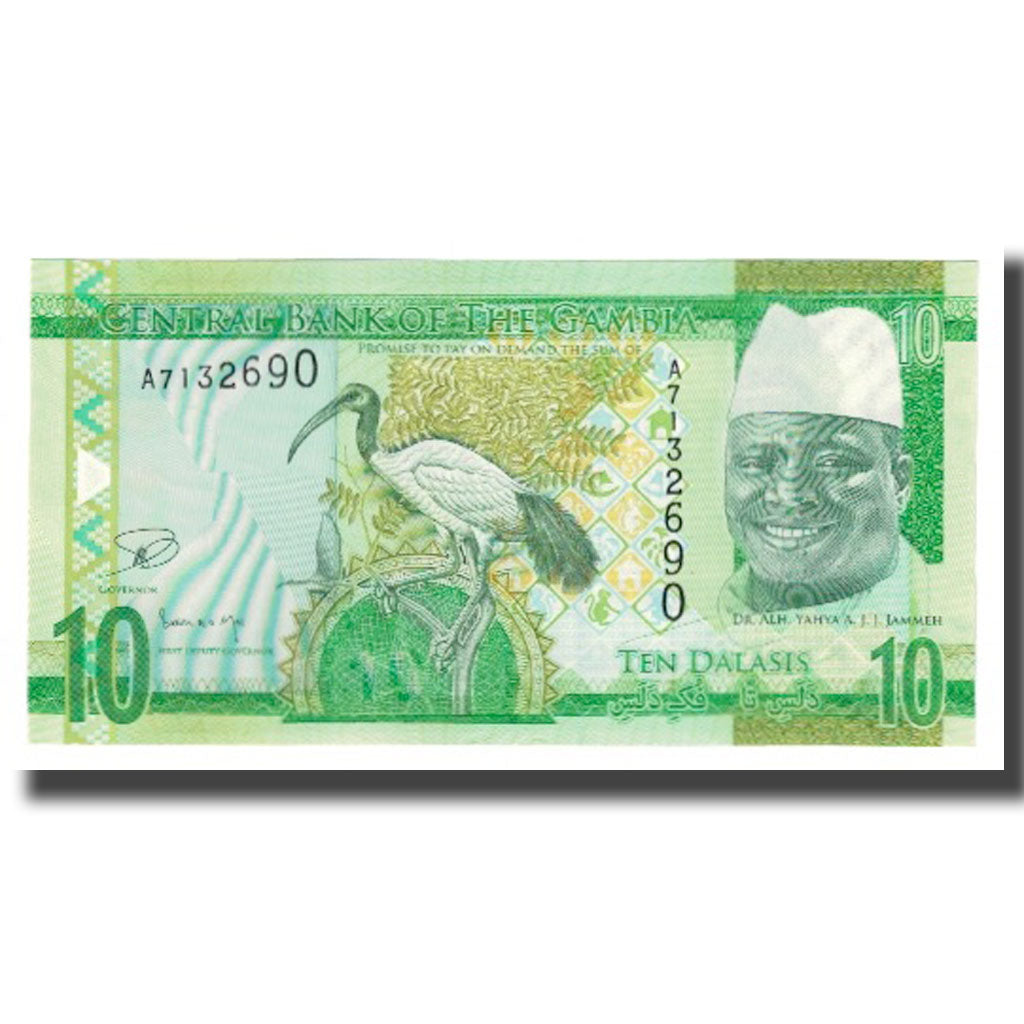 Banknot, Gambia, 10 Dalasis, Undated, Undated, UNC(65-70)