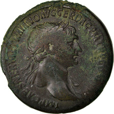 Trajan, Sestertius, VG(8-10), Copper, 23.20