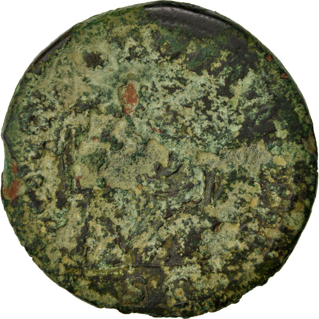 Trajan, Sestertius, VG(8-10), Copper, 23.20