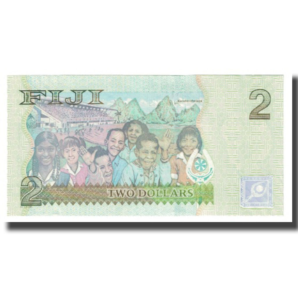 Banknot, Fiji, 2 Dollars, KM:109a, UNC(65-70)